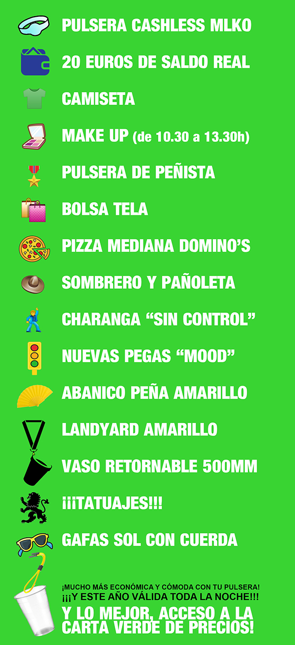 que incluye peña moloko san juan 2025